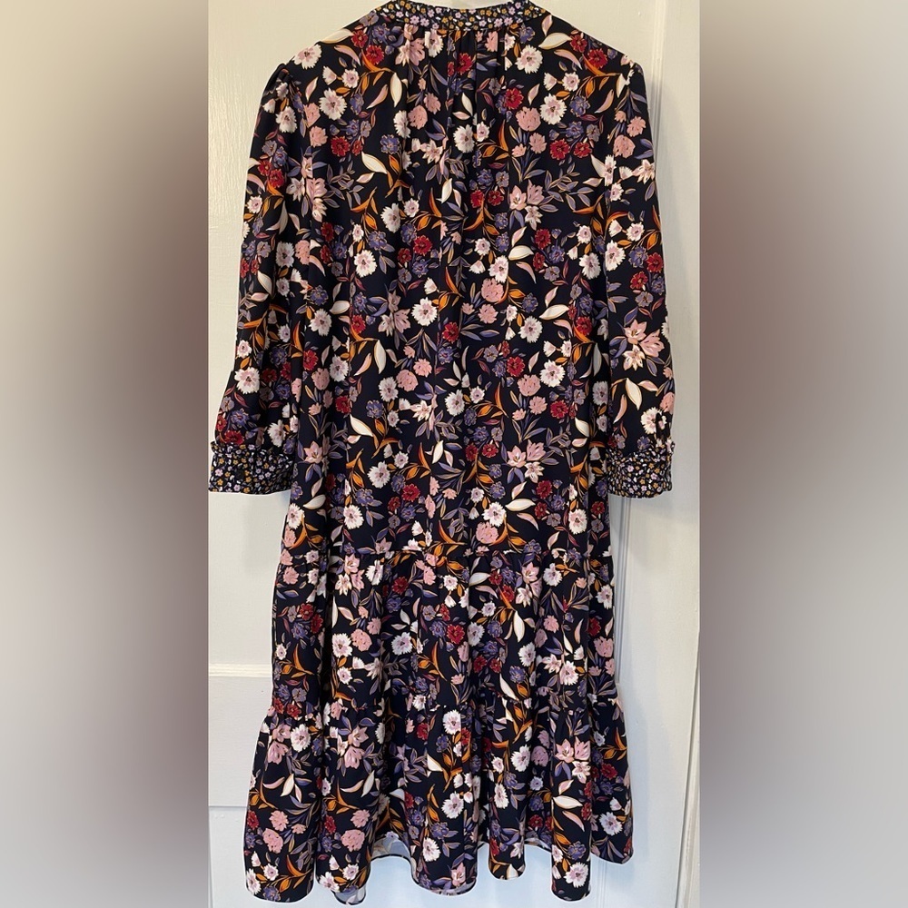 Draper James Loretta Shirtdress In Painterly Floral - Picture 2 of 11